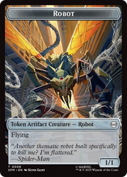 Food // Robot Double-Sided Token [Marvel's Spider-Man Tokens]