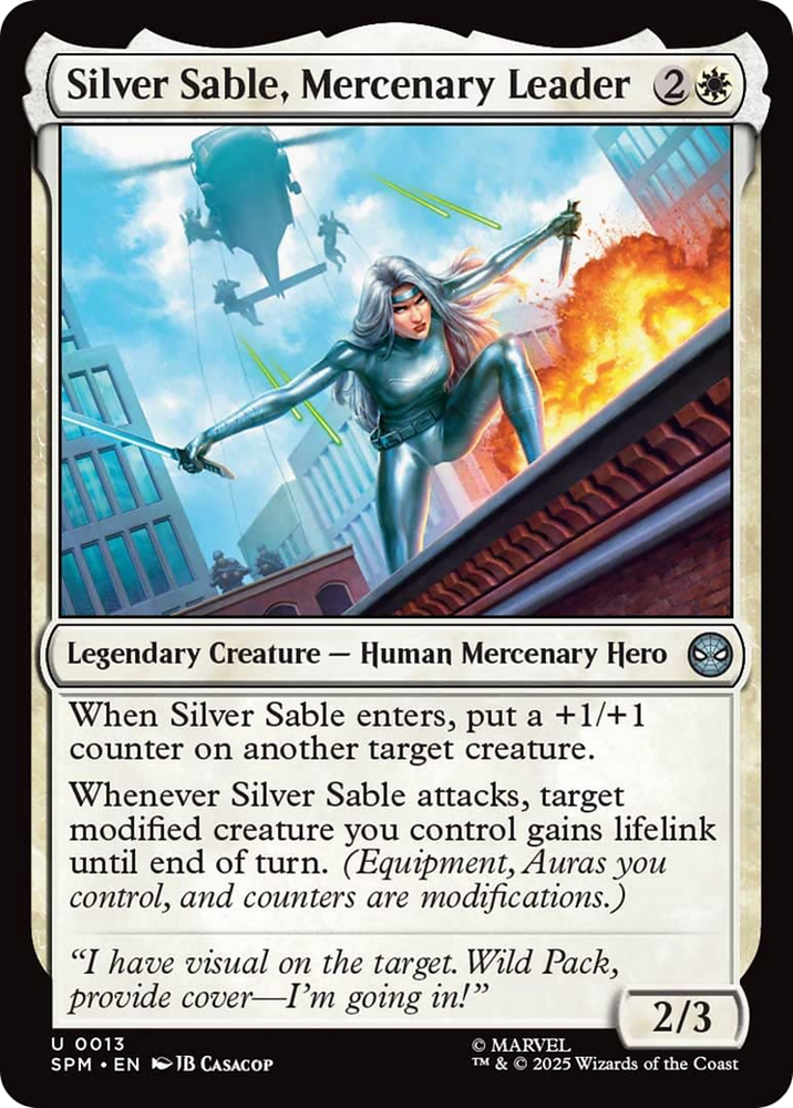 Silver Sable, Mercenary Leader [Marvel's Spider-Man]