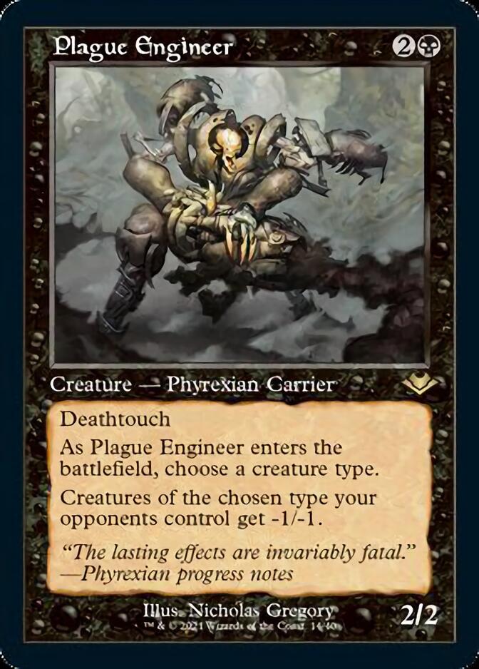 Plague Engineer (Retro Foil Etched) [Modern Horizons]