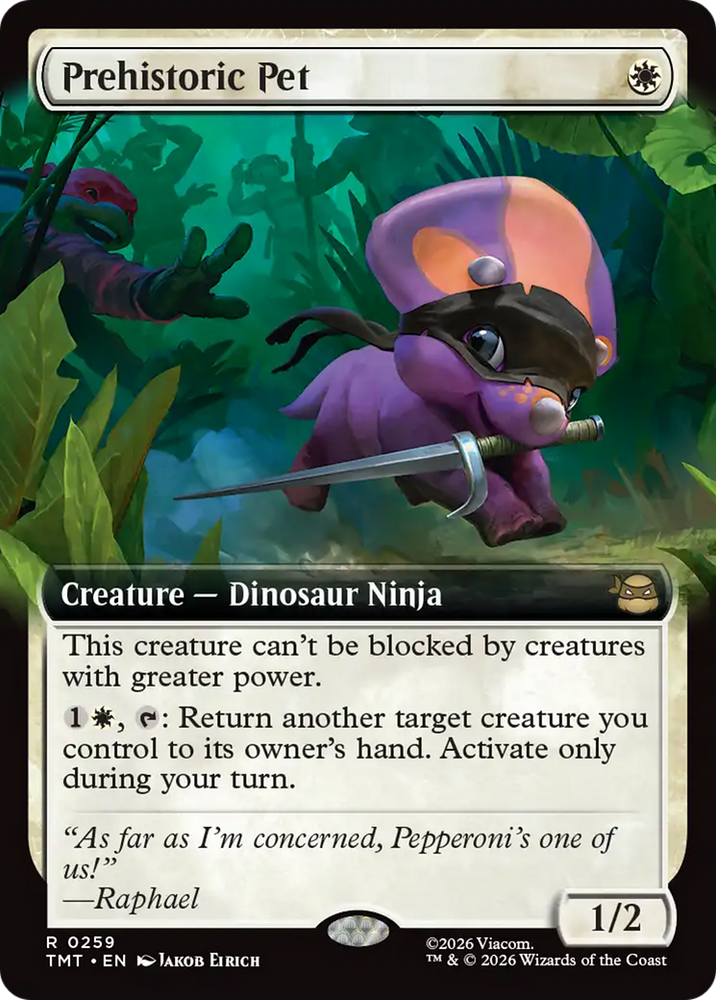 Prehistoric Pet (Extended Art) [Teenage Mutant Ninja Turtles]