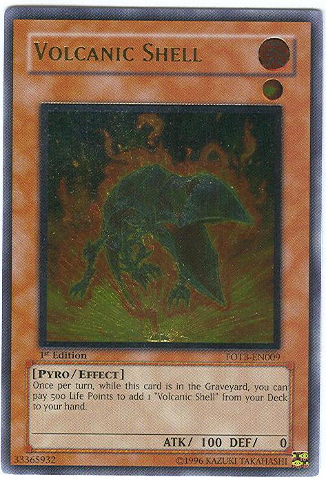 yugioh volcanic cards Shell [FOTB-EN009] Ultimate Rare Box:NO SHRINK Ditto Pokemon Card up in your Spell Super Fire Breathing Dragon
