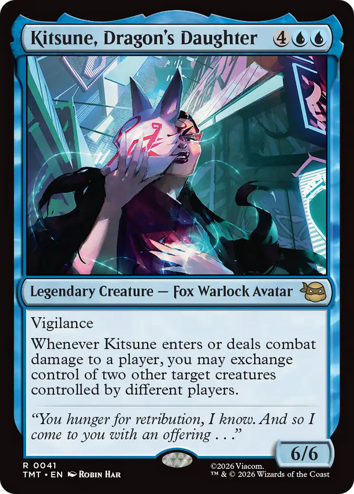 Kitsune, Dragon's Daughter [Teenage Mutant Ninja Turtles]