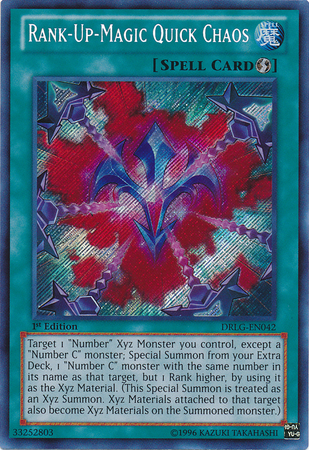 Rank-Up-Magic Quick Chaos [DRLG-EN042] Secret Rare