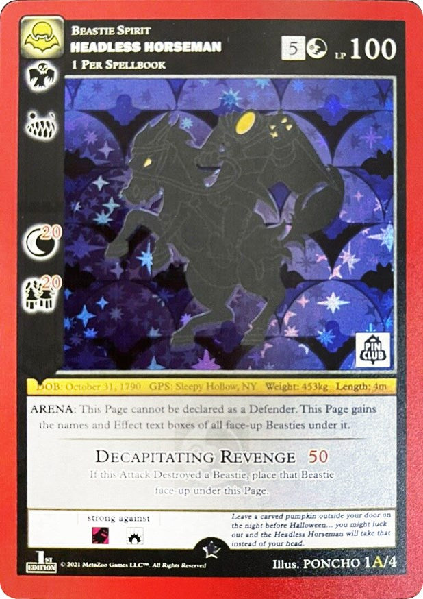 Headless Horseman - 1A (Nightfall Mystery Collection 1st Edition) [Cryptid Nation: Nightfall Mystery Collection]