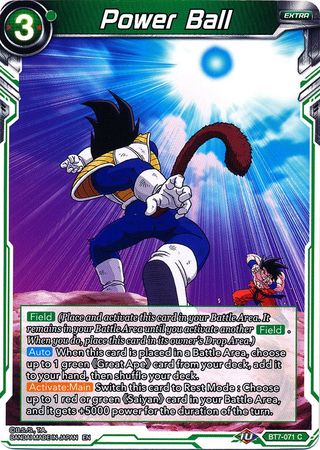 Power Ball (BT7-071) [Assault of the Saiyans]