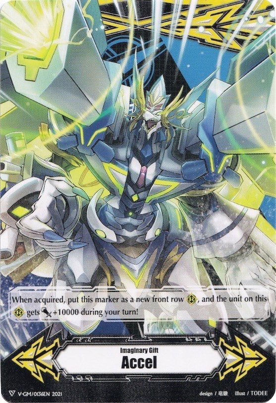 Imaginary Gift [Accel] // [Imaginary Gift [Accel II] Double-sided Gift Marker - Blue Wave Dragon, Tetra-drive Dragon (V-GM/0081EN 2021) [Gift Markers]