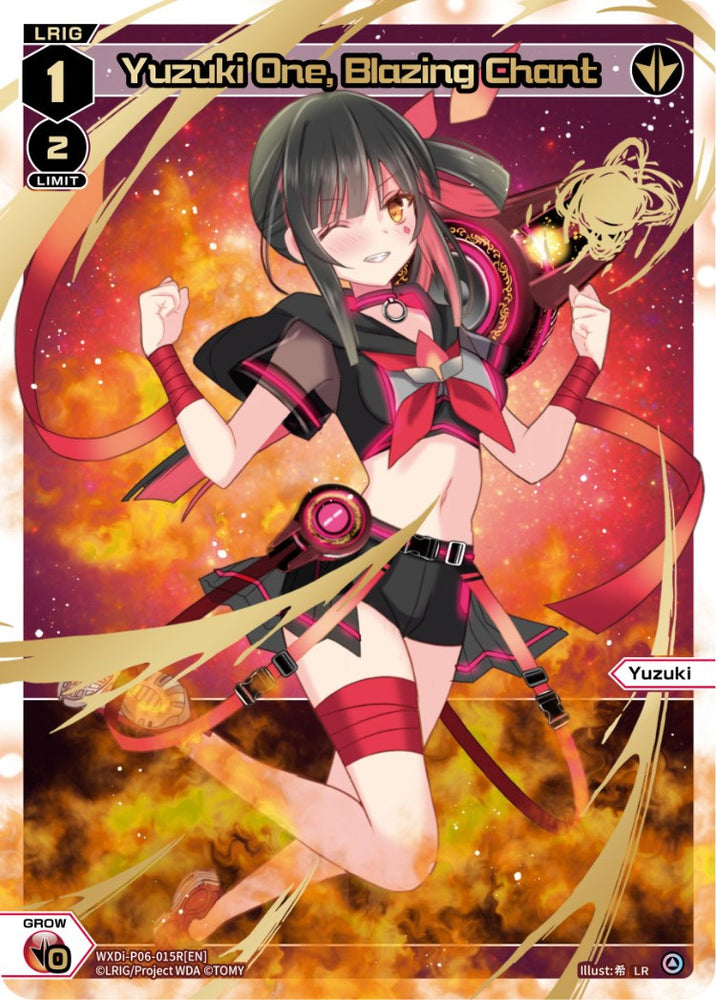 Yuzuki One, Blazing Chant (WXDi-P06-015R[EN]) [Welcome Back Diva: selector]