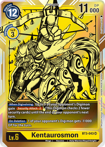 Kentaurosmon [BT3-043] (Alternate Art) [Release Special Booster Ver.1.0]