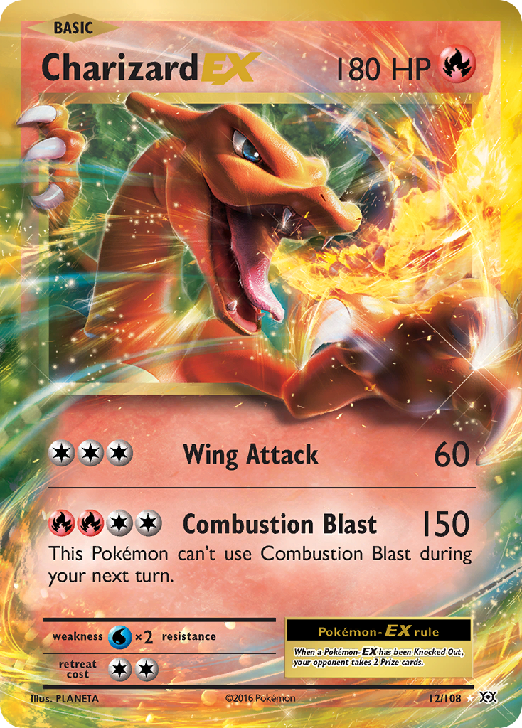 pokemon card mega charizard ex xy evolutions 13 108 Charizard EX (12/108) [XY: Evolutions]