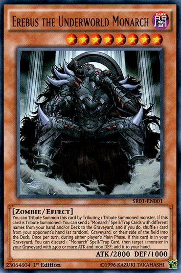 Erebus the Underworld Monarch [SR01-EN001] Ultra Rare