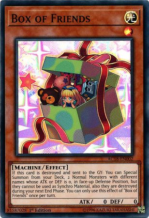 yugioh box of friends deck Box of Friends - Yu-Gi-Oh! Card Database