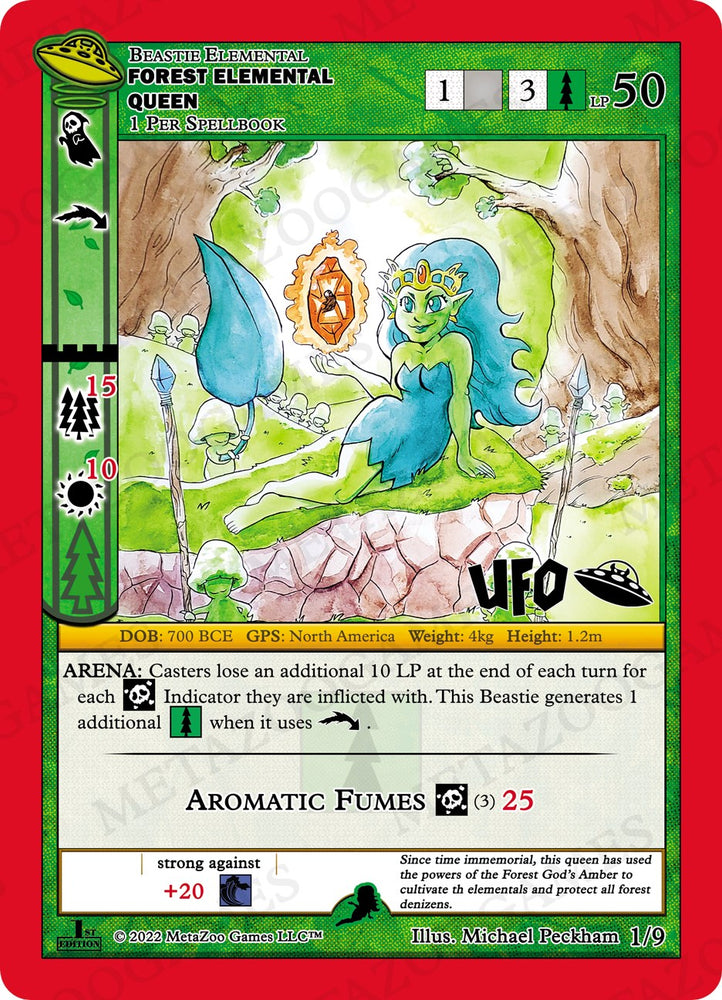Forest Elemental Queen [Cryptid Nation: UFO First Edition Tribal Theme Decks]