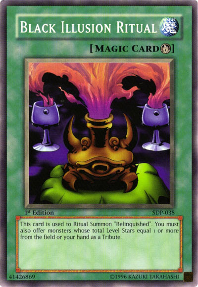 yugioh relinquished ritual card Yu-Gi-Oh Black Illusion MR-29 VB-02 Ultra NM Japan This cards ATK/DEF become equal to that equipped monsters Relinquished Fusion - Yu-Gi-Oh! Card