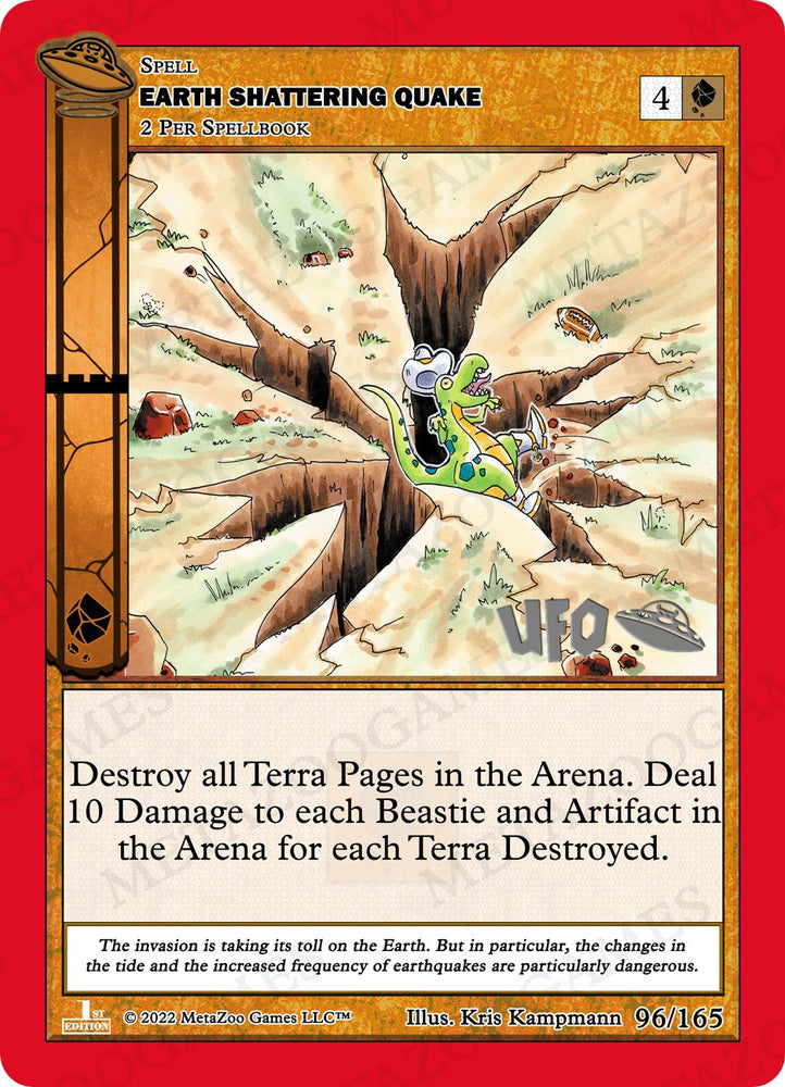Earth Shattering Quake [Cryptid Nation: UFO First Edition Spoiler Pack]