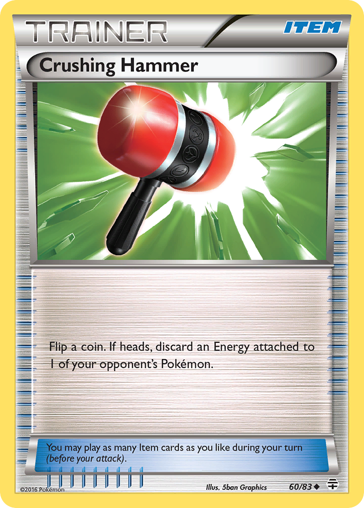 crushing hammer pokemon card Trainer Item Reverse Holo Pokmon 111/113 (2013) TCG  Whatnot: Shop, Sell, Connect Item / / Card Text Carta Pokemon Crushing Hammer 071/088