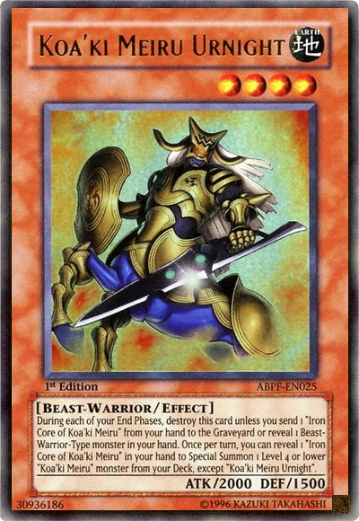 yugioh koa ki meiru cards Archetype Analysis: Koa'ki Meiru