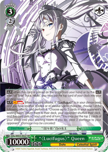 "Lucifugus" Queen (DAL/WE33-E027 RR) (Parallel Foil) [Date A Bullet]