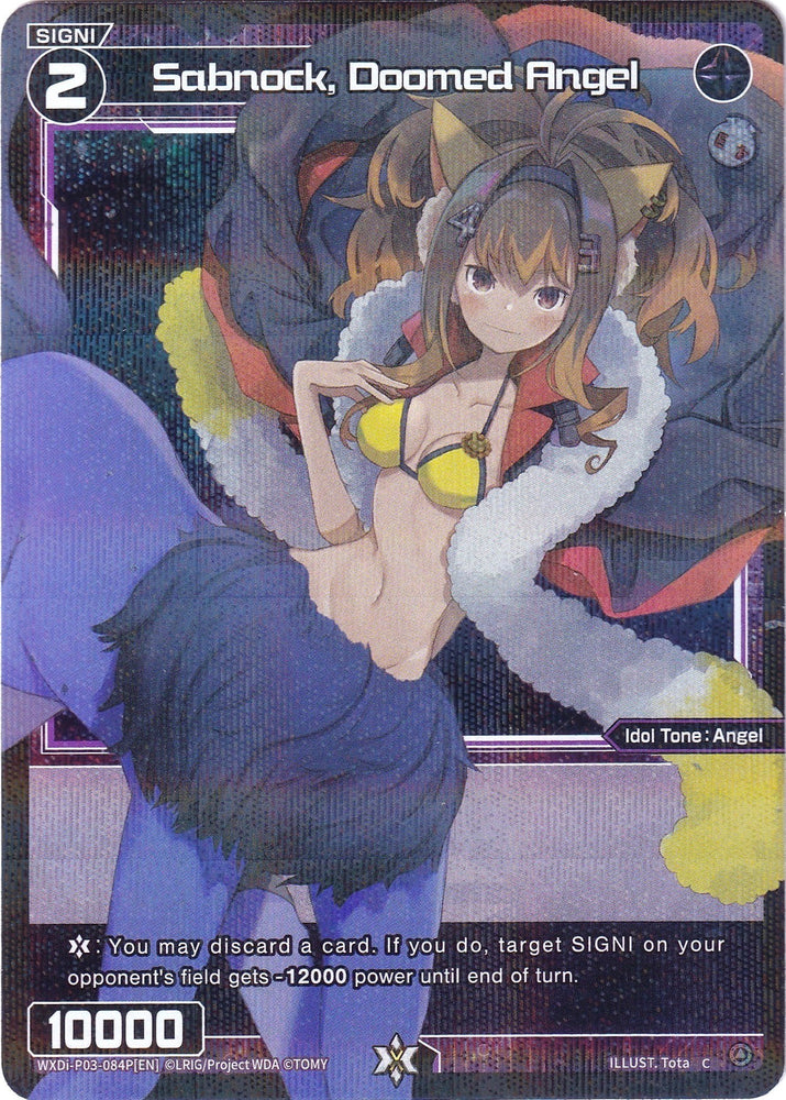 Sabnock, Doomed Angel (Parallel Foil) (WXDi-P03-084P) [Standup Diva]