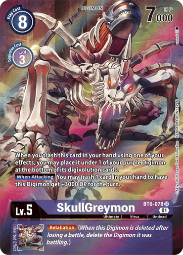 SkullGreymon [BT6-078] (Alternate Art) [Double Diamond]