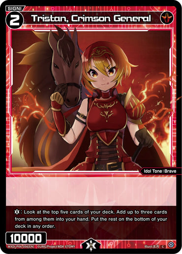 Tristan, Crimson General (WXDi-P06-056[EN]) [Welcome Back Diva: selector]