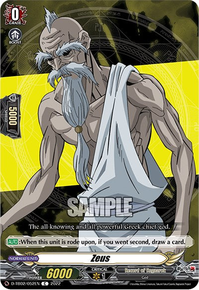 Zeus (D-TB02/052EN) [Record of Ragnarok]