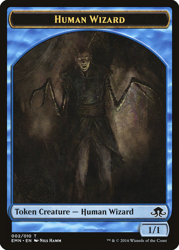 Human Wizard Token [Eldritch Moon Tokens]