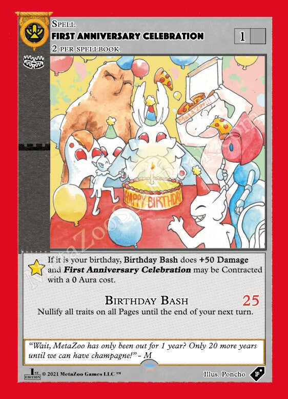 First Anniversary Celebration (1st Edition) [Holiday Promos 2021]