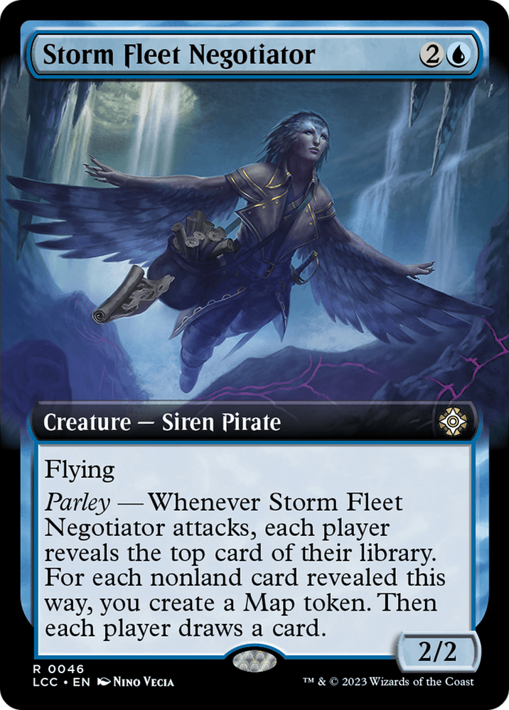 Storm Fleet Negotiator (Extended Art) [The Lost Caverns of Ixalan Commander]