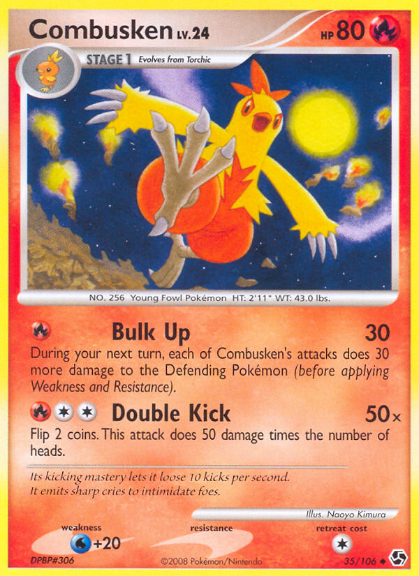 pokemon card combusken Combusken 23/189