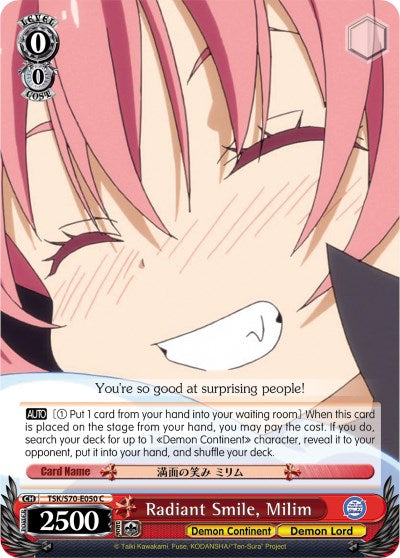 Radiant Smile, Milim (TSK/S70-E050 C) [That Time I Got Reincarnated as a Slime]