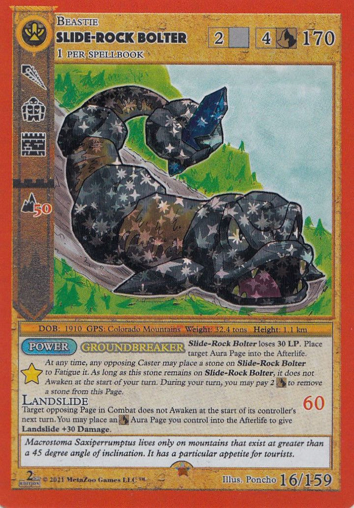 Slide-Rock Bolter [Cryptid Nation: Second Edition]