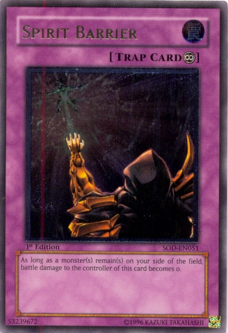 yugioh spirit cards Spirit Barrier [SOD-EN051] Ultimate Rare