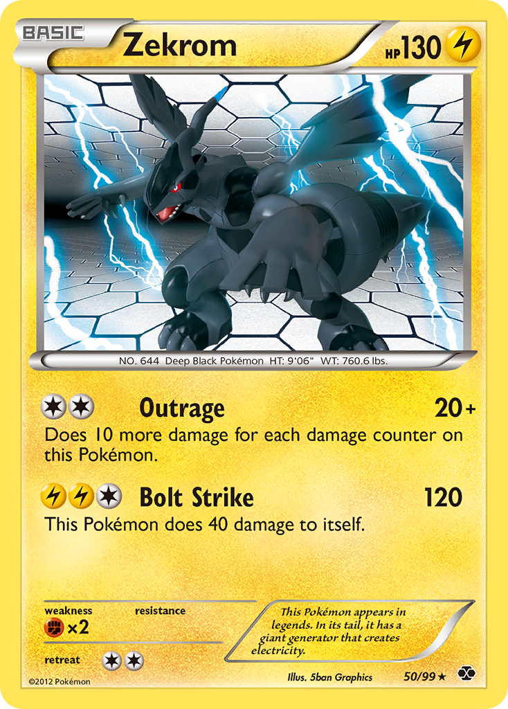 pokemon cards zekrom Black & White Next Destinies Ultra Rare EX #51 Preserved in a magnetic acrylic case and featuring a striking image of the captivating character Zekrom XY Black Star Promos