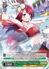 "Please Explain!" Tomoe Udagawa (BD/EN-W03-032R RRR) [BanG Dream! Girls Band Party! MULTI LIVE]