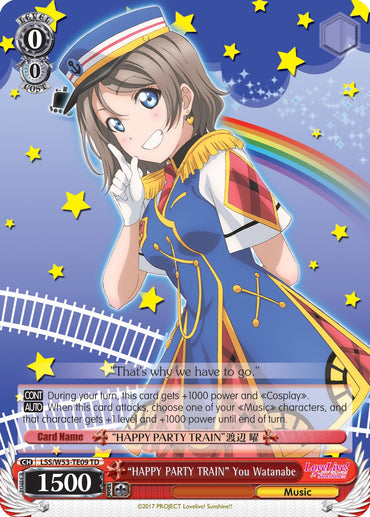 "HAPPY PARTY TRAIN" You Watanabe (LSS/W53-TE09 TD) [Love Live! Sunshine!! Extra Booster]