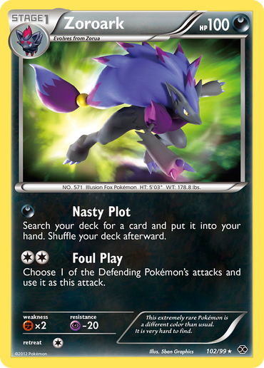 Zoroark (102/99) [Black & White: Next Destinies]