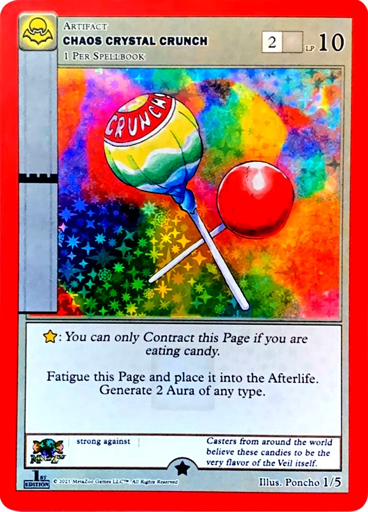 Chaos Crystal Crunch (First Edition) [Holiday Promos 2021]