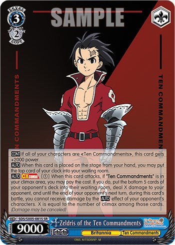 Zeldris of the Ten Commandments (SR) [The Seven Deadly Sins: Revival of The Commandments]