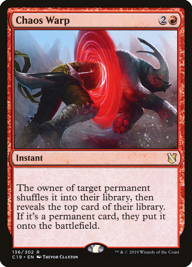 Chaos Warp [Commander 2019]