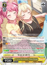 "On the Path to Dreams" Chisato Shirasagi (BD/W63-E002 RR) [BanG Dream! Girls Band Party! Vol.2]