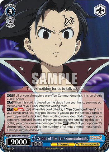 Zeldris of the Ten Commandments (Foil) [The Seven Deadly Sins: Revival of The Commandments]