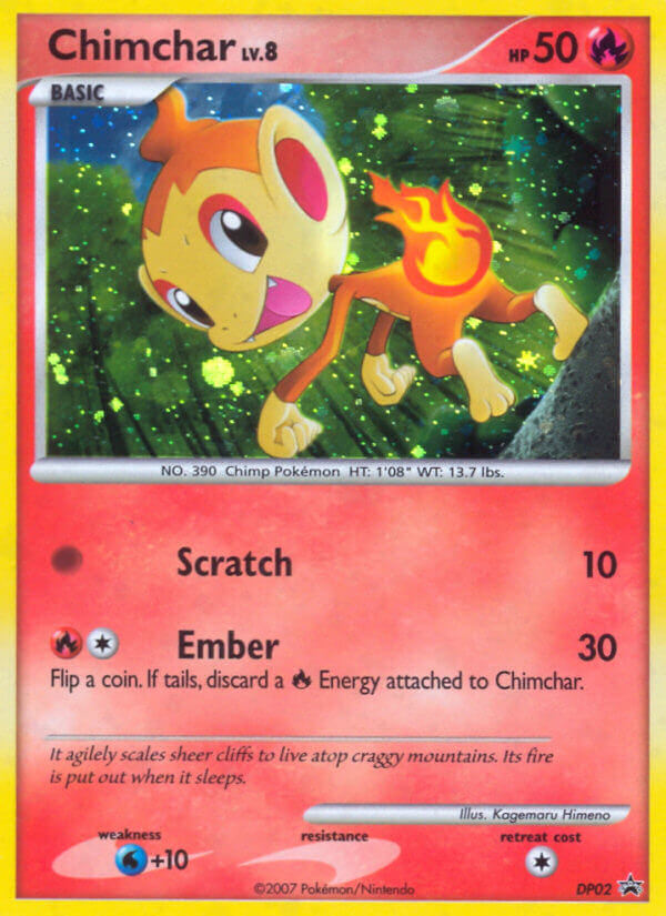pokemon card chimchar TCG: Steam Siege Fire Colorless Bite (10) Fire Pokmon Card Chimchar Monferno 1