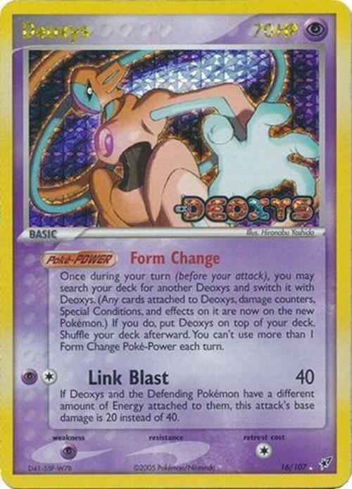 deoxys ex pokemon card value | Dex (Any cards attached to Deoxys ex DEOXYS EX BW82 Black White