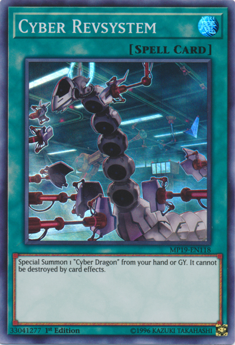 yugioh cyber dragon spell cards Cyber Revsystem [MP19-EN118] Super Rare
