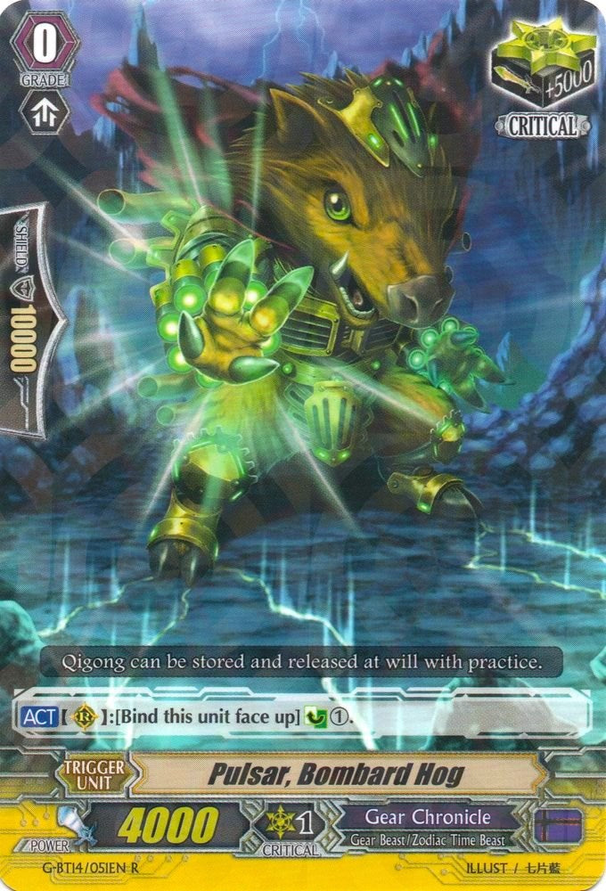 Pulsar, Bombard Hog (G-BT14/051EN) [Divine Dragon Apocrypha]