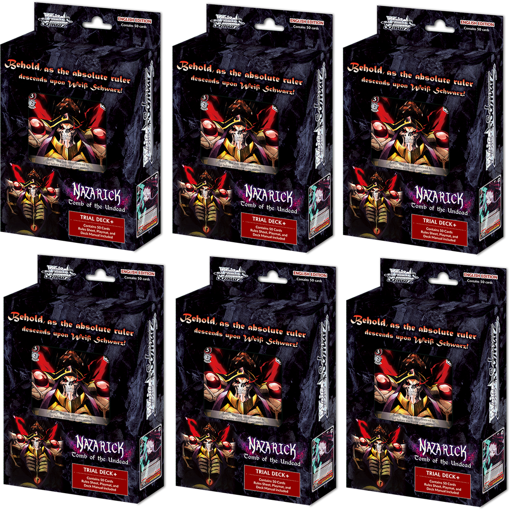 Nazarick: Tomb of the Undead - Trial Deck+ Display (2nd Edition)