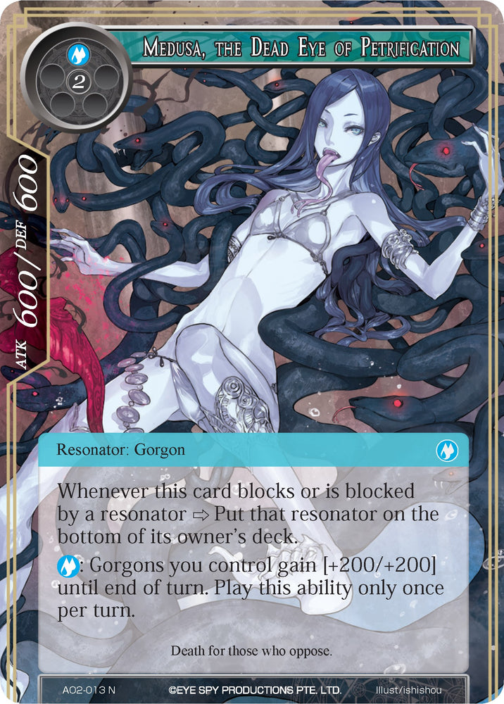 Medusa, the Dead Eye of Petrification (AO2-013) [Alice Origin II]