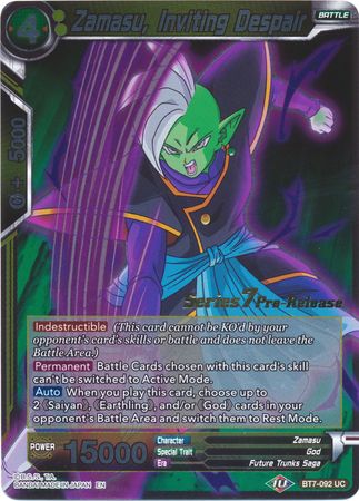 Zamasu, Inviting Despair (BT7-092_PR) [Assault of the Saiyans Prerelease Promos]