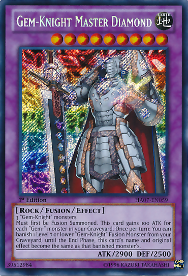 Gem-Knight Master Diamond [HA07-EN059] Secret Rare