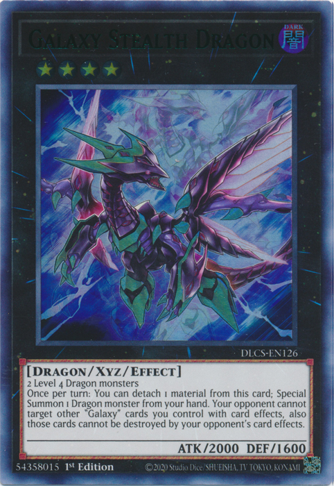 Galaxy Stealth Dragon (Green) [DLCS-EN126] Ultra Rare